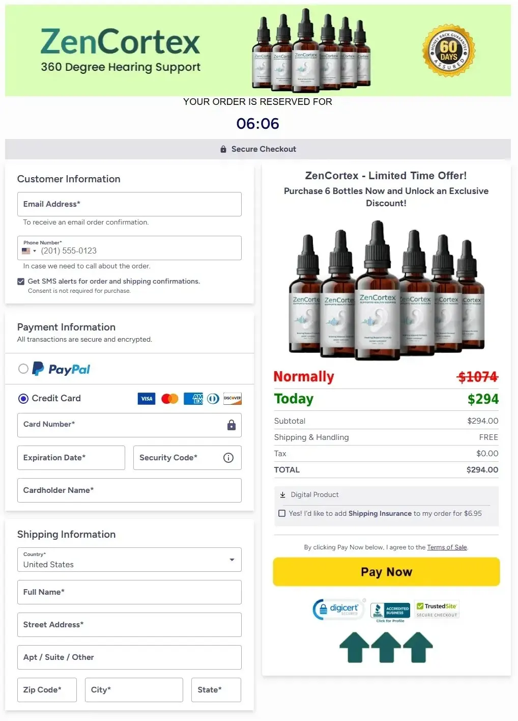 zencortex -order-page